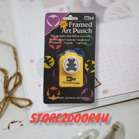 McGill Craftivity Framed Art Punch TEDDY BEAR Paper Scrapbooking Collection - Picture 1 of 5